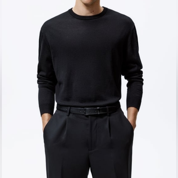 Zara Sweaters Zara Basic Mens Wool Sweater Poshmark